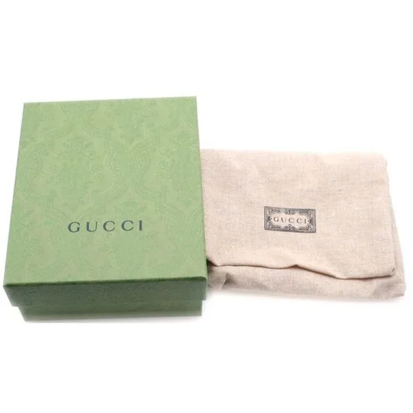 Gucci Jackie GG Supreme Bifold Wallet White Leather - Picture 6 of 6